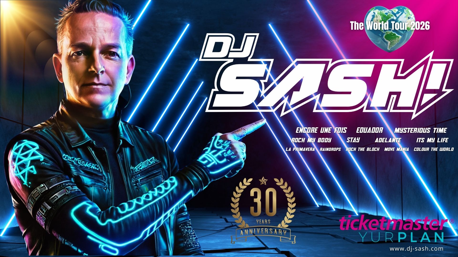 DJ Sash - World tour 30 Years